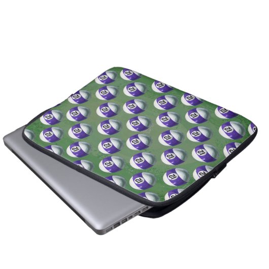 12 Ball Laptopschutzhülle (Vorne Knopf)