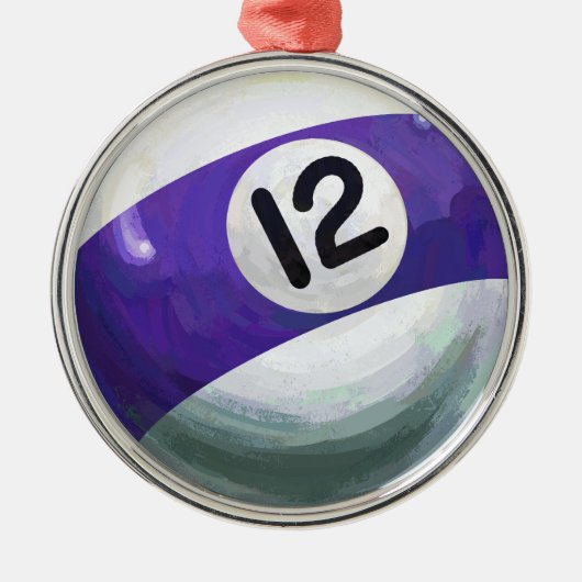 12 Ball Ornament Aus Metall (Vorne)