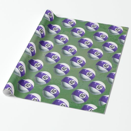12 Ball Pattern Geschenkpapier (Ungerollt)
