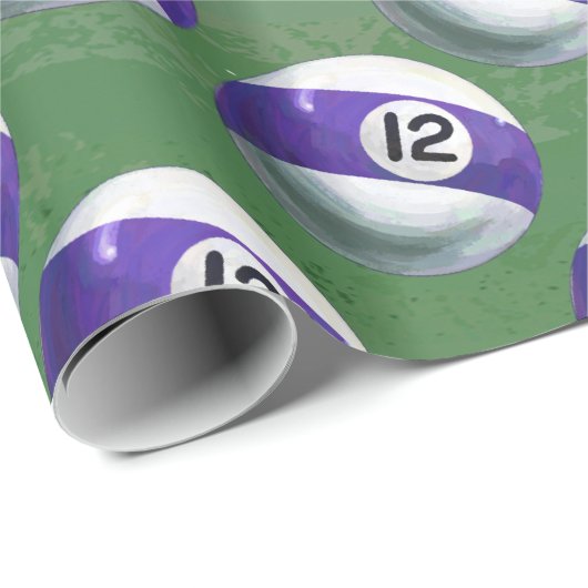 12 Ball Pattern Geschenkpapier (Rolleneckpunkt)