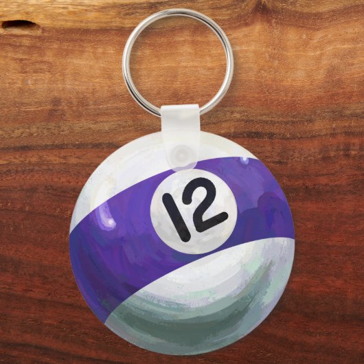 12 Ball Schlüsselanhänger (Vorderseite)