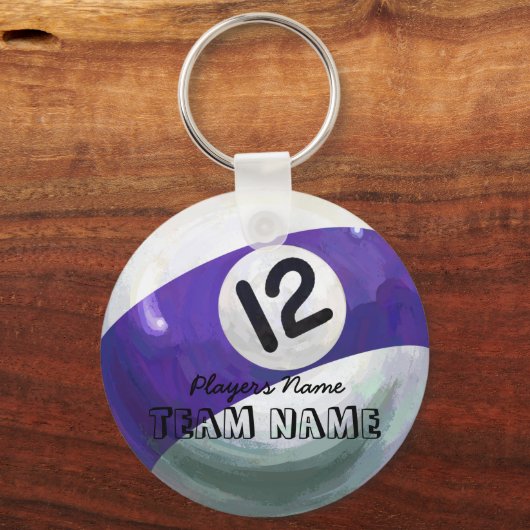 12 Ball Schlüsselanhänger (Vorderseite)