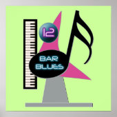 12 Bar Blues Bar Poster (Vorne)