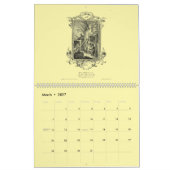12 Baroque Rococo ca. 1766 Calendar Prints Kalender (Mär 2027)