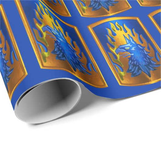 12. Bekämpfungsbrigade Geschenkpapier (Rolleneckpunkt)