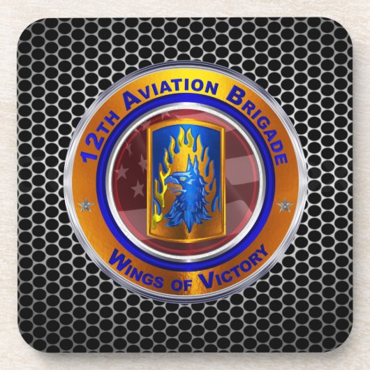 12. Bekämpfungsbrigade Getränkeuntersetzer (Vorderseite)