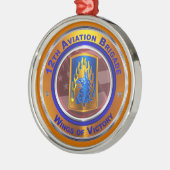 12. Bekämpfungsbrigade Ornament Aus Metall (Links)