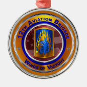 12. Bekämpfungsbrigade Ornament Aus Metall (Vorne)