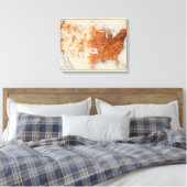 12 Bevölkerung 1890 Leinwanddruck (Insitu (Schlafzimmer))
