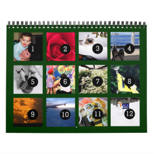 12 Bilder, um ganz einfach Ihren eigenen Fotokalen Kalender
