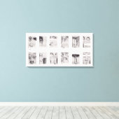 12 Bisclavets on Les Lais de Marie de France C Leinwanddruck (Insitu (Holzboden))