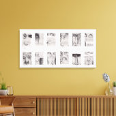 12 Bisclavets on Les Lais de Marie de France C Leinwanddruck (Insitu (Wohnzimmer))