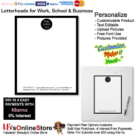 12 Business Black Logo Letterhead Business Brand  Briefbogen