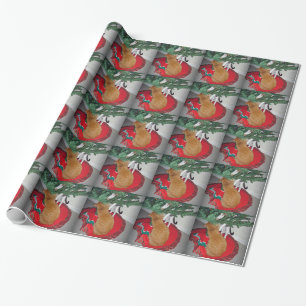 12 Cats a-Climbing Geschenkpapier