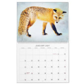 12 Cute Red Fox Watercolor Paintings Wildlife Art Kalender (Jan 2027)