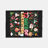 12 Day Of Ibclc Lactation Consultant Breastfeeding Fleecedecke (Vorderseite (Horizontal))