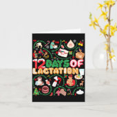12 Day Of Ibclc Lactation Consultant Breastfeeding Karte (Gelbe Blume)