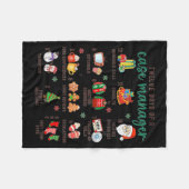 12 Days Nurse Case Management Christmas Case Manag Fleecedecke (Vorderseite (Horizontal))