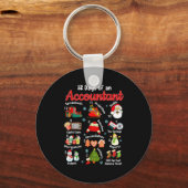 12 Days Of Accountant Christmas Accounting Major M Schlüsselanhänger (Vorderseite)