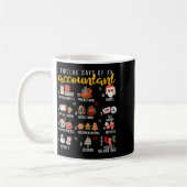 12 Days Of An Accountant, Xmas Party, Funny Accoun Kaffeetasse (Links)