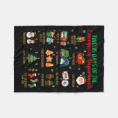 12 Days Of An Emergency Department Er Nurse Christ Fleecedecke (Vorderseite (Horizontal))