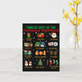 12 Days Of An Emergency Department Er Nurse Christ Karte (Gelbe Blume)
