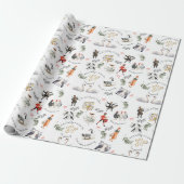 12 Days of Christmas Holiday Geschenkpapier (Ungerollt)