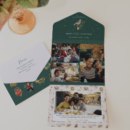 12 Days of Christmas | Holiday Photo Collage All In One Einladung