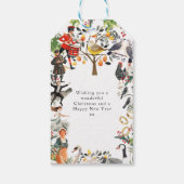 12 Days of Christmas Photo Geschenkanhänger (Rückseite)