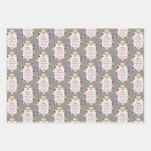 12 Days of Christmas Retro Pastel Personalized Geschenkpapier Set (Vorderseite 2)