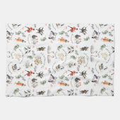 12 Days of Christmas Vintage  Geschirrtuch (Horizontal)