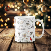 12 Days of Christmas Vintage Kaffeetasse