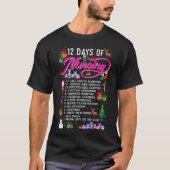 12 Days Of Nursing Merry Christmas Shirts For (Vorderseite)