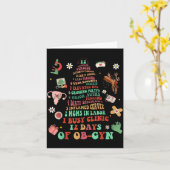 12 Days Of Ob-gyn Christmas Tree Labor & Deliv Karte (Gelbe Blume)