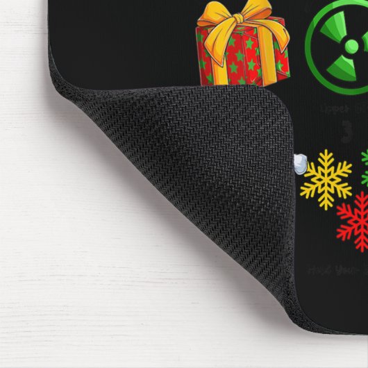 12 Days Of Radiology Xray Tech Ct Mri Merry Christ Mousepad (Ecke)