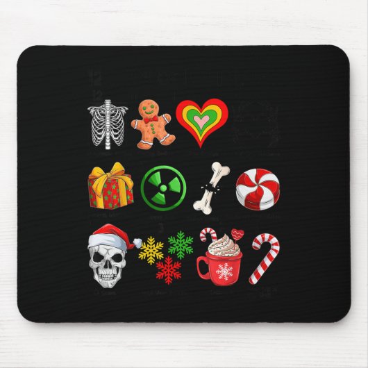12 Days Of Radiology Xray Tech Ct Mri Merry Christ Mousepad (Vorne)