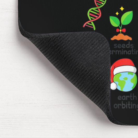 12 Days Of Science Funny Science Teacher Christmas Mousepad (Ecke)