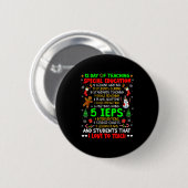 12 Days Of Teaching Special Education Ieps Sped Te Button (Vorne & Hinten)