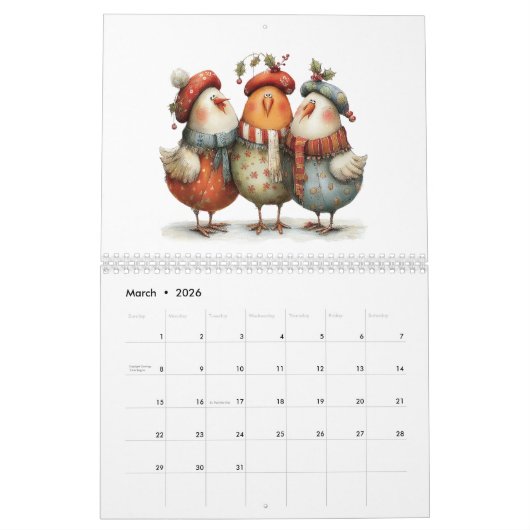 12 Days of Whimsical Christmas  Kalender (Mär 2026)