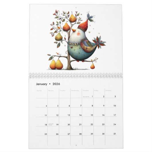 12 Days of Whimsical Christmas  Kalender (Jan 2026)