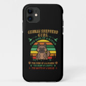 12 Deutsche Hirtenmädchen das Soul einer Hexe, das Case-Mate iPhone Hülle (Rückseite)