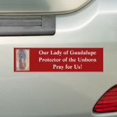 12. Dezember unsere Dame von Guadalupe Autoaufkleber (Auf Auto)