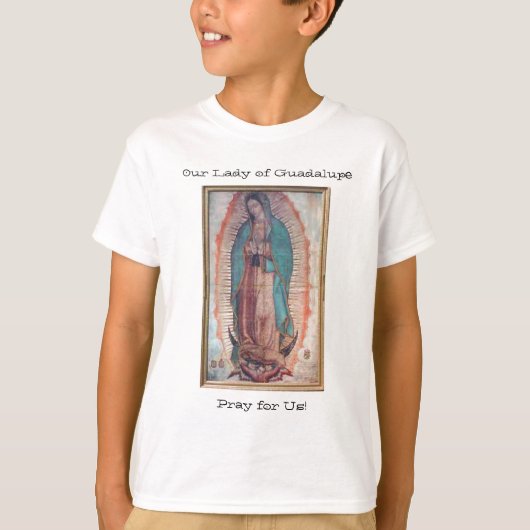 12. Dezember   unsere Dame von Guadalupe T-Shirt (Vorderseite)
