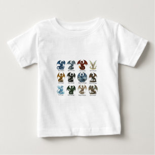 12 Drachen - dnd inspiriert Baby T-shirt