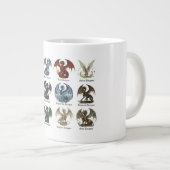 12 Drachen Jumbo-Tasse (Vorderseite Rechts)