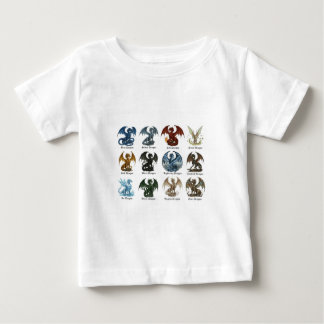 12 Dragons - dnd inspired  Baby T-shirt
