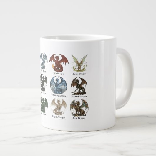 12 Dragons Jumbo-Tasse (Vorderseite Rechts)