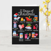 12 Drugs Of Christmas Pharmacist Technician Pharma Karte (Gelbe Blume)