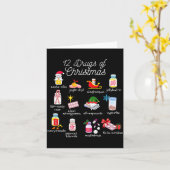 12 Drugs Of Christmas Pharmacist Technician Pharma Karte (Gelbe Blume)