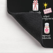 12 Drugs Of Christmas Pharmacist Technician Pharma Mousepad (Ecke)